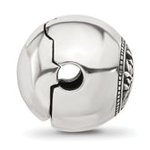 Sterling Silver Reflections Polished Circle Tree of Life Hinged Bead